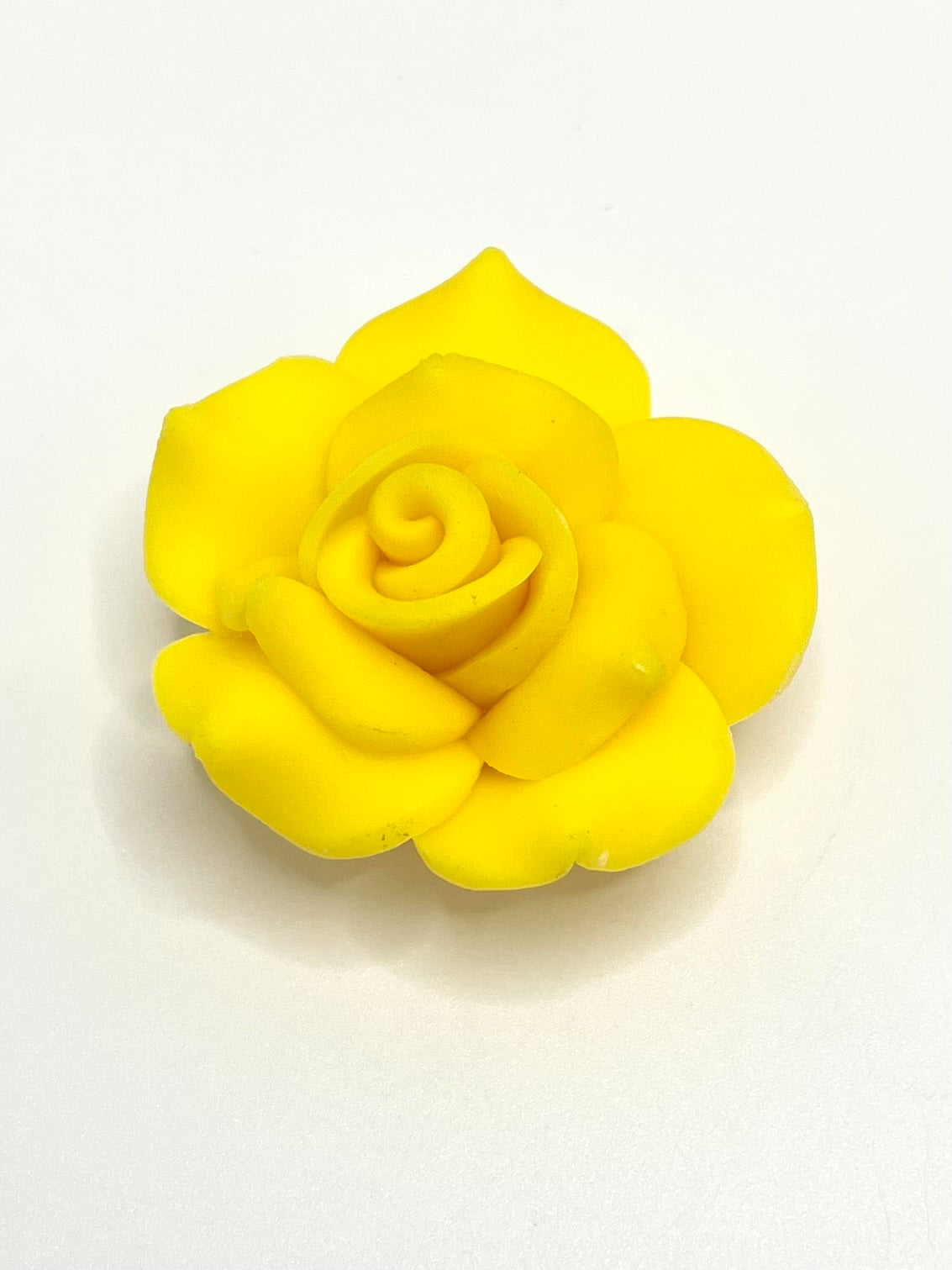 Soild Color Fancy Bead Polymer Soft Clay Rose Flower Beads Series,40mm