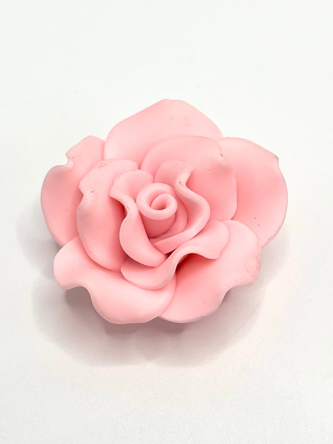 Soild Color Fancy Bead Polymer Soft Clay Rose Flower Beads Series,40mm