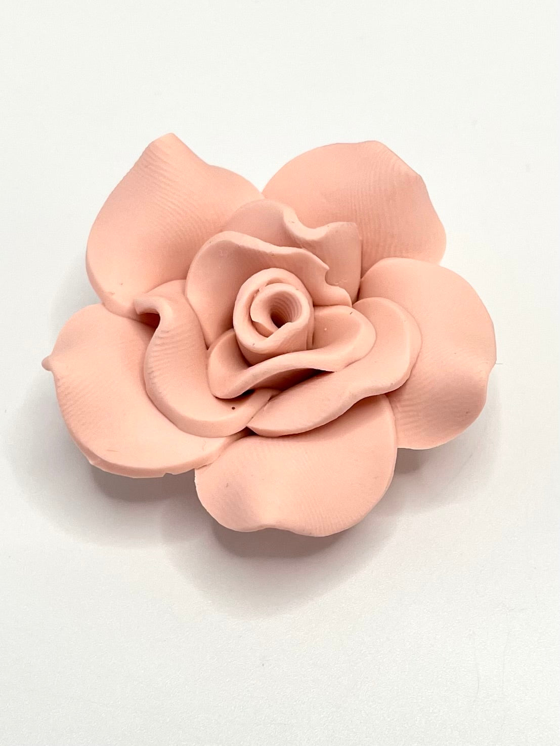 Soild Color Fancy Bead Polymer Soft Clay Rose Flower Beads Series,40mm