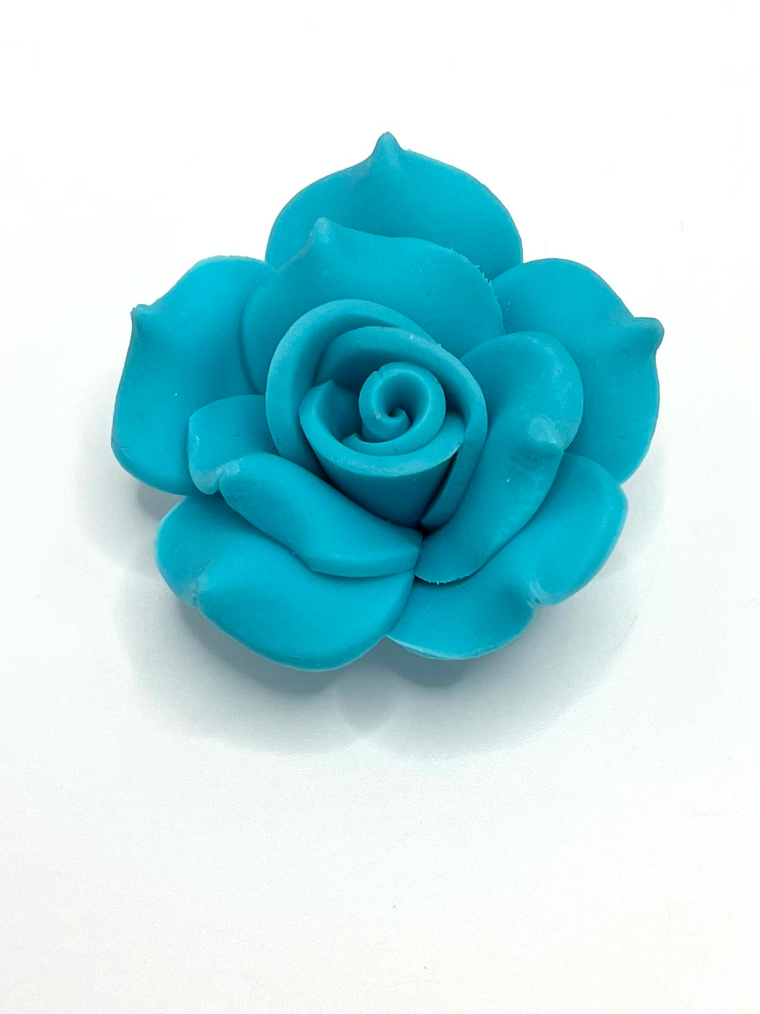 Soild Color Fancy Bead Polymer Soft Clay Rose Flower Beads Series,40mm