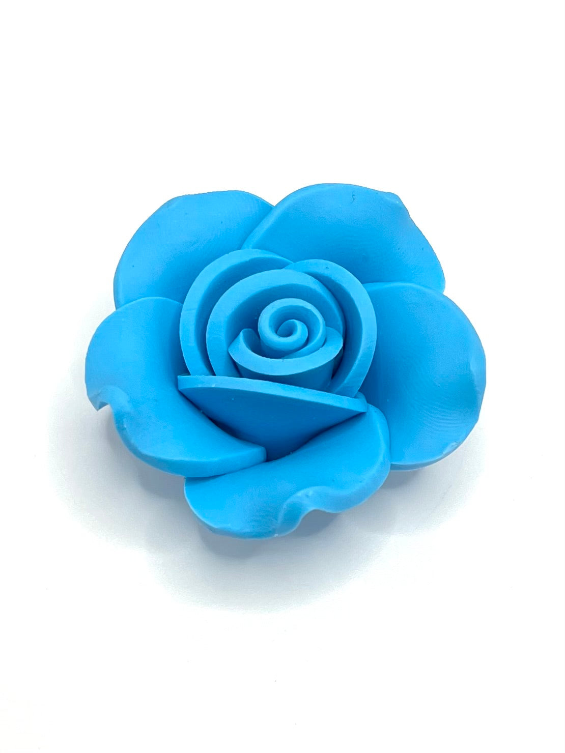 Soild Color Fancy Bead Polymer Soft Clay Rose Flower Beads Series,40mm