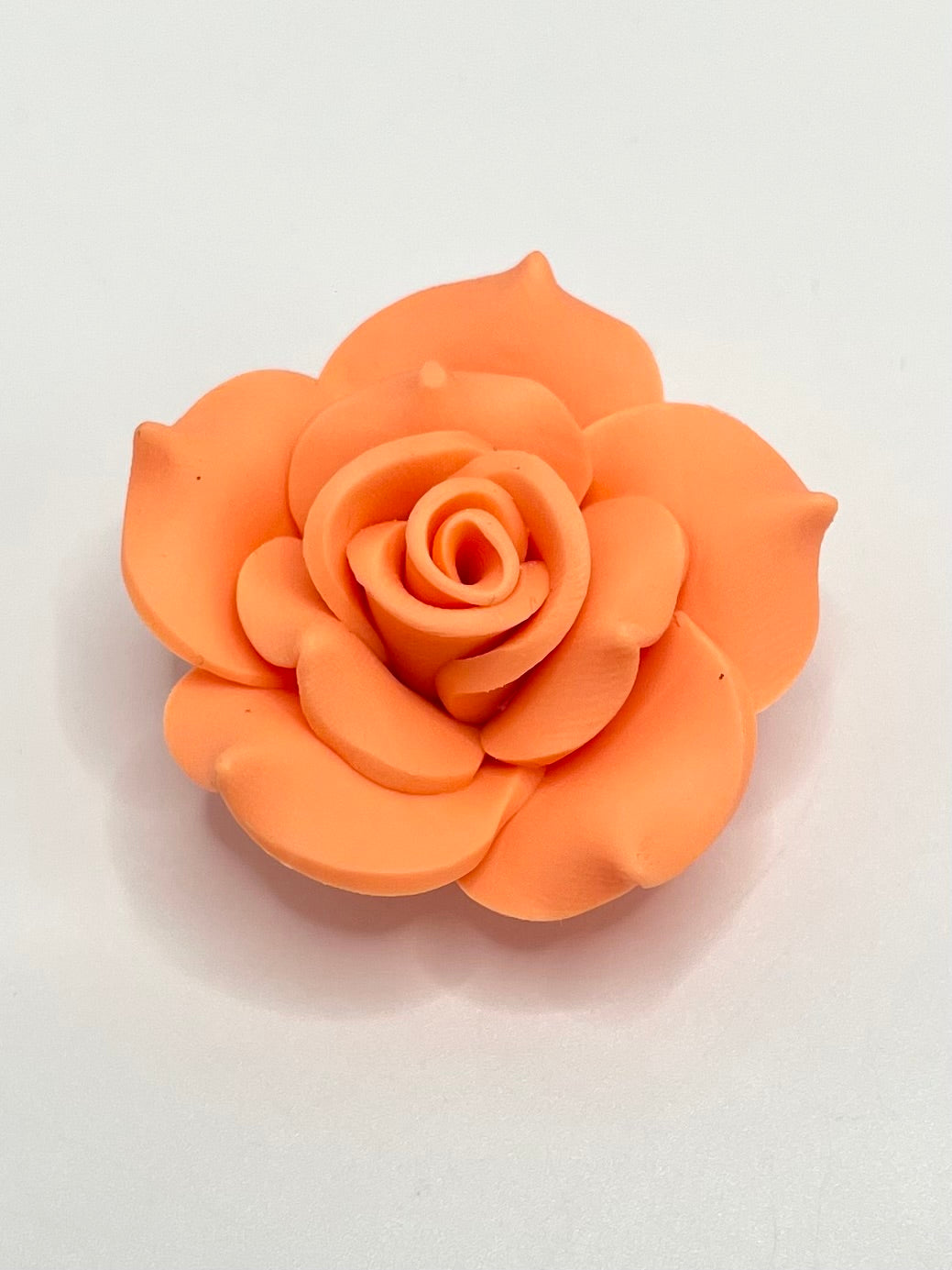 Soild Color Fancy Bead Polymer Soft Clay Rose Flower Beads Series,40mm