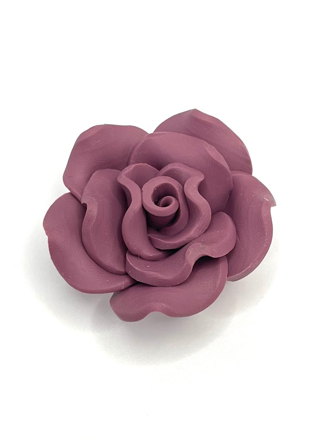 Soild Color Fancy Bead Polymer Soft Clay Rose Flower Beads Series,40mm