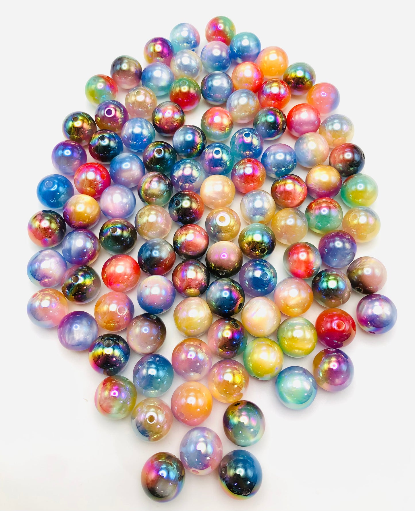 acrylic ombre Starry beads Starry cat's eye 16mm