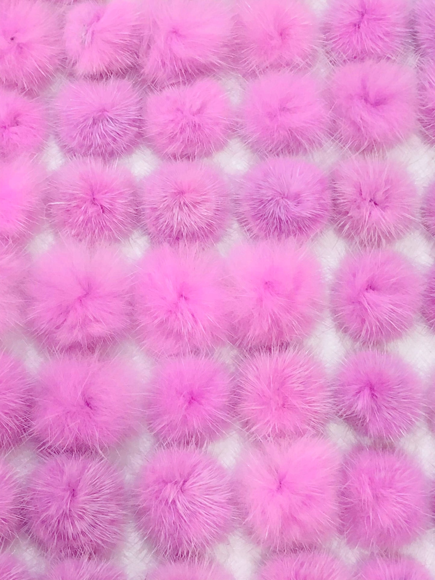 Fuzzy bead Flat back fuzzy diy beads multi-color Random Mix 29mm