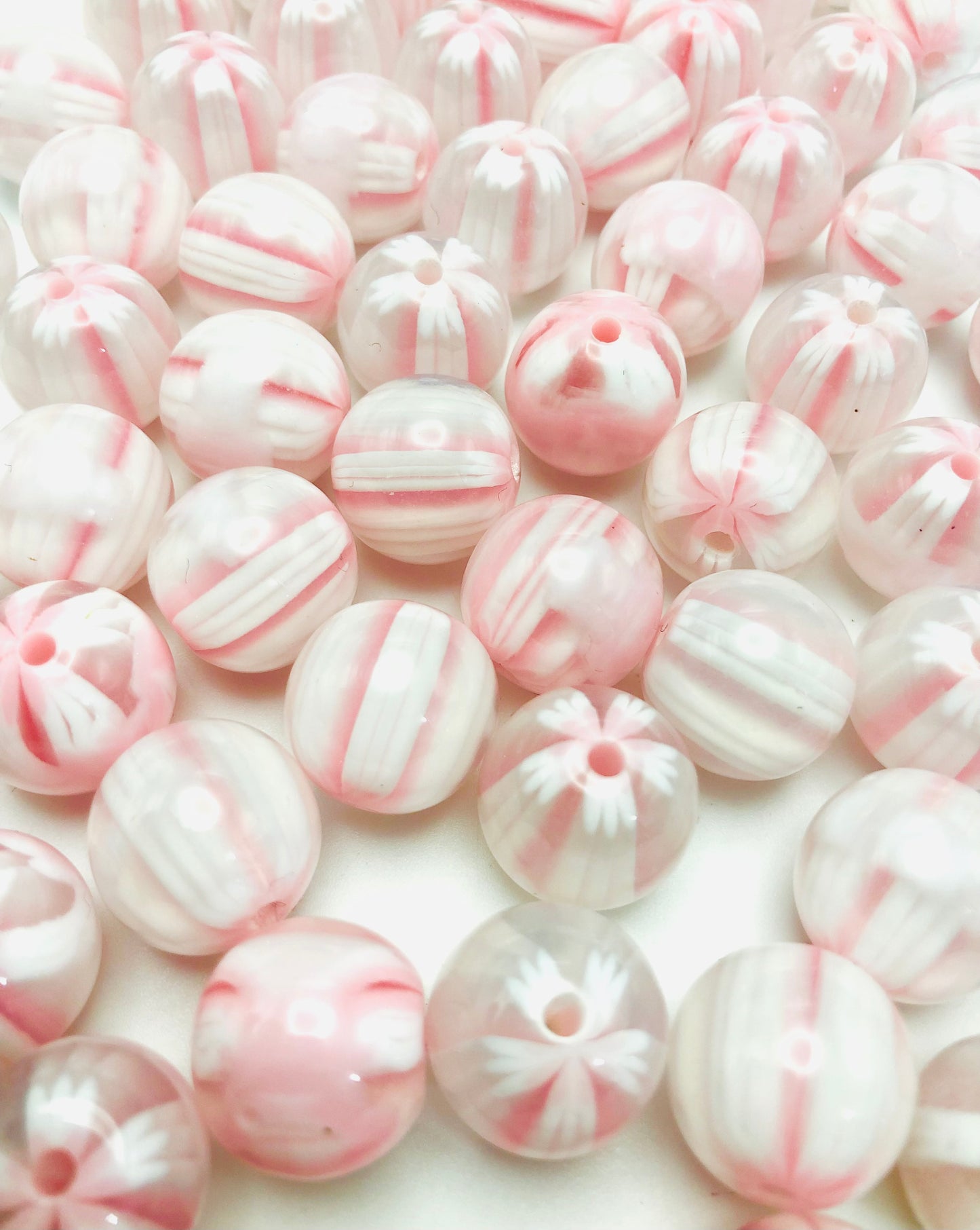 acrylic Candy bead Watermelon bead Multicolor translucent beads 16mm Random Mix