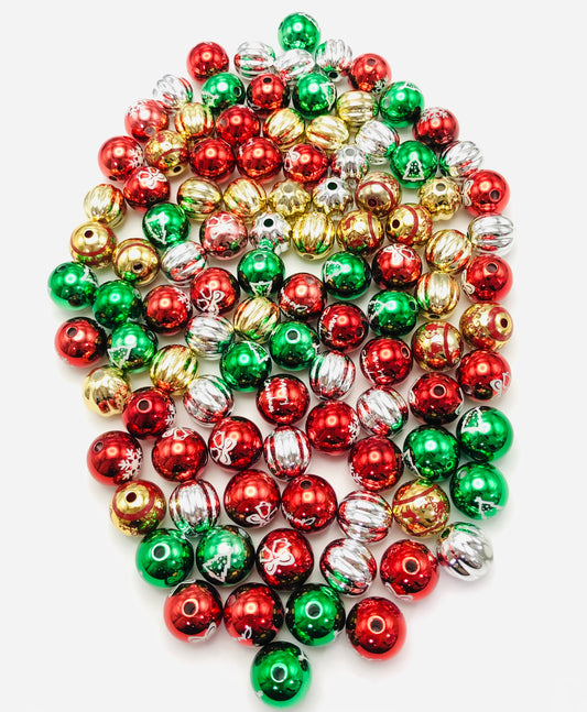 Christmas uv Pumpkin bead Elk bead 16mm Random Mix