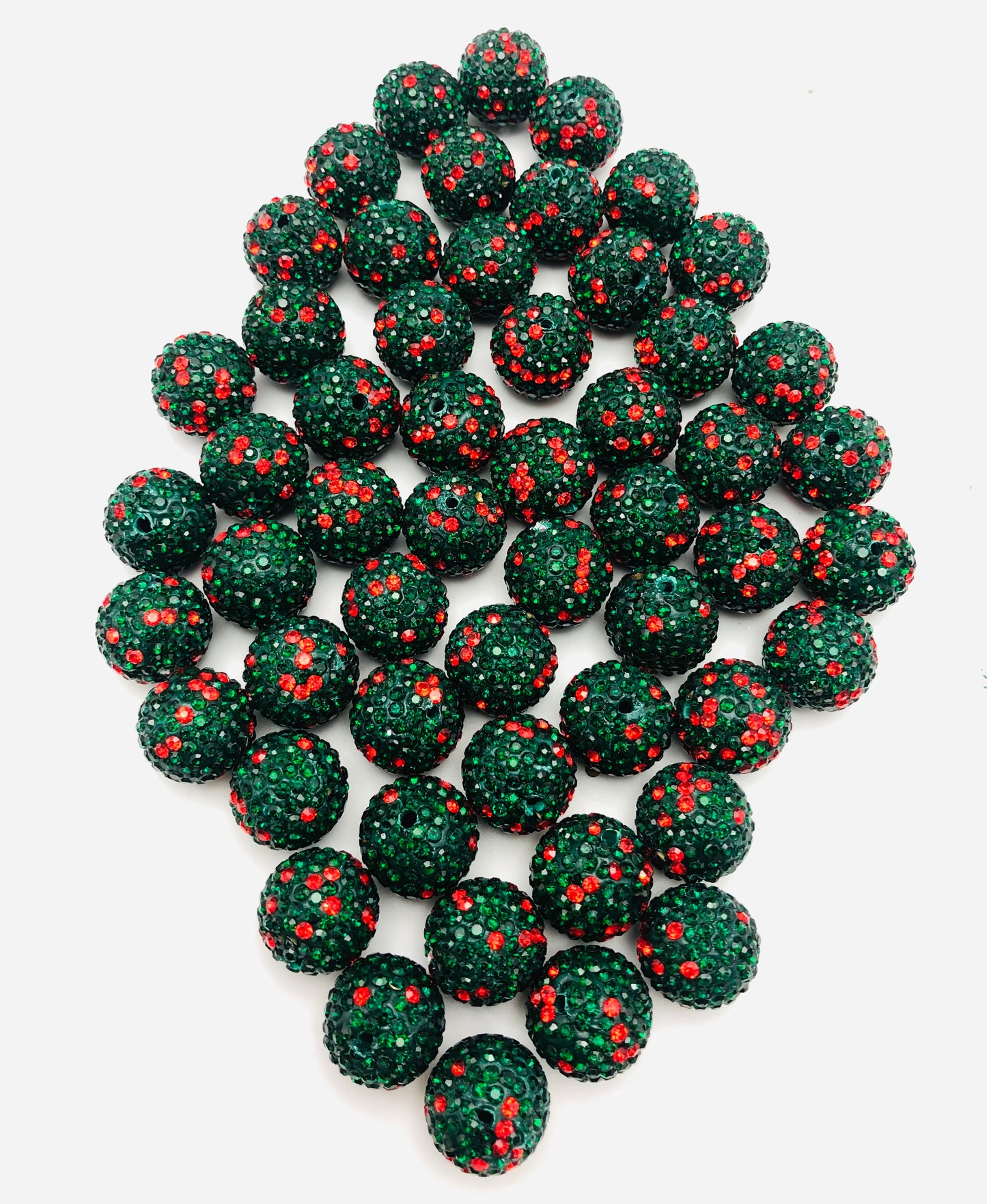 Christmas Clay drill ball 16mm Random Mix