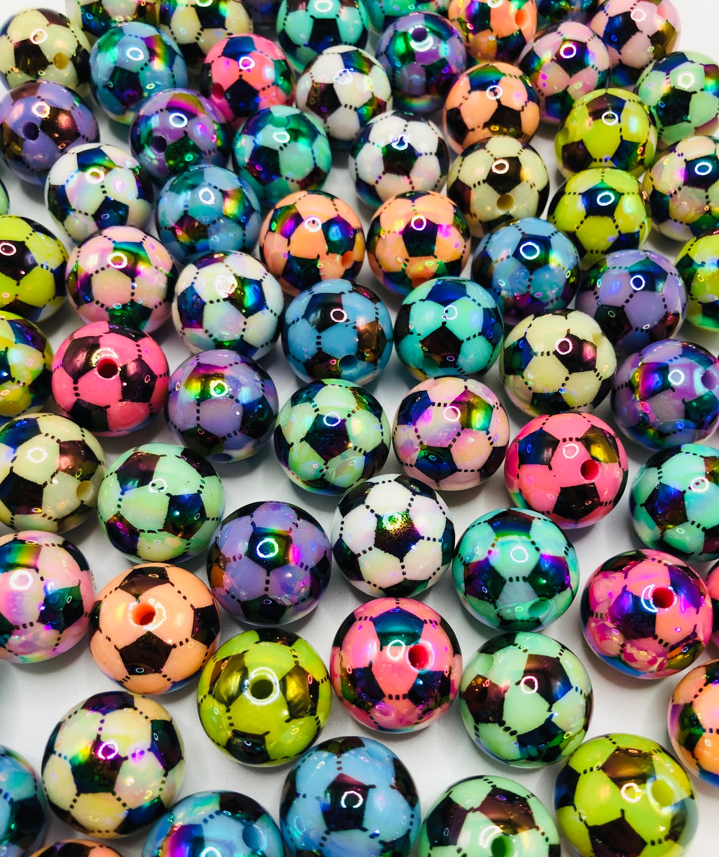 acrylic soccer Chroma UV Bead 16mm