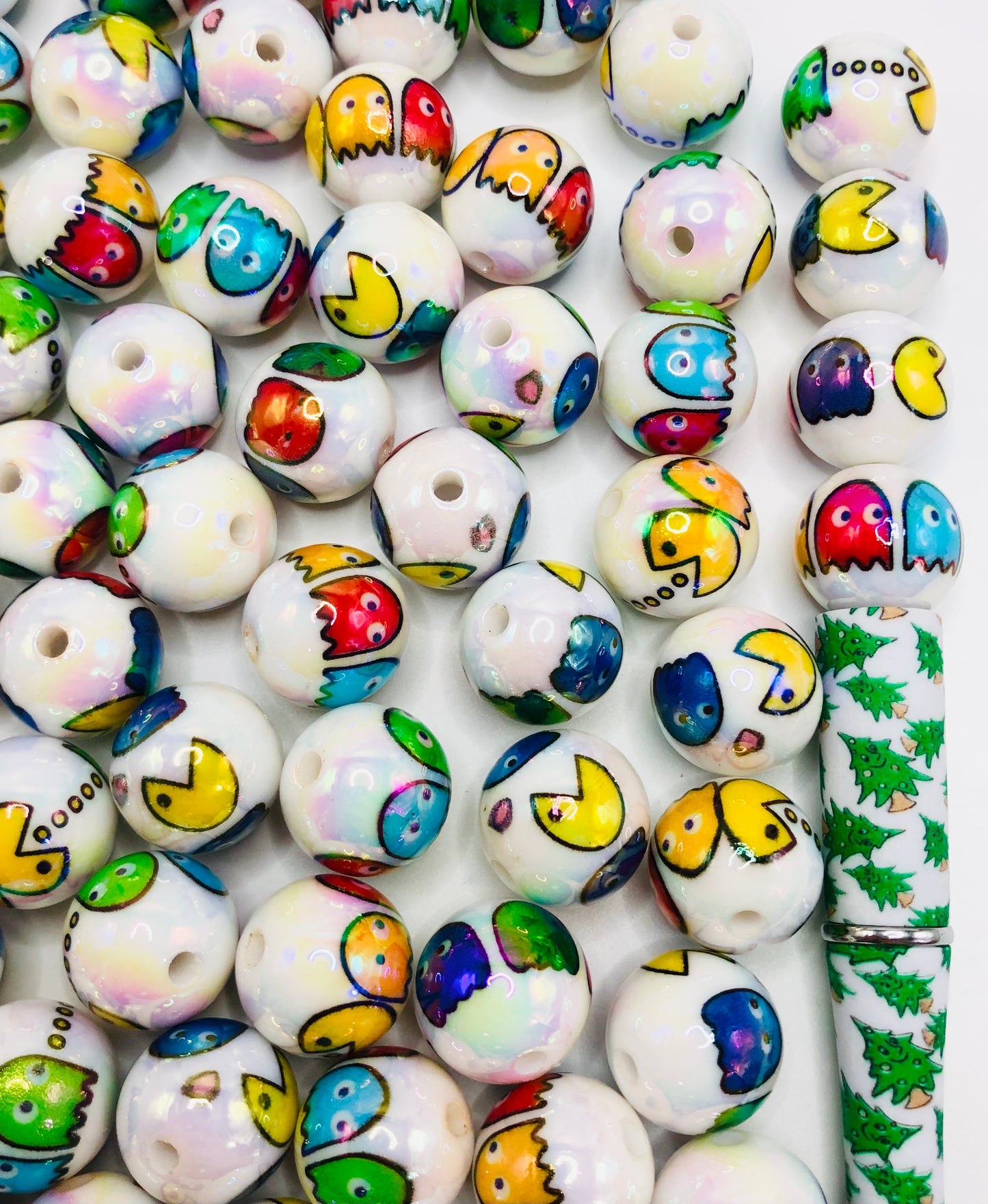 acrylic Jellybeans Cartoon character Bead 16mm Random Mix