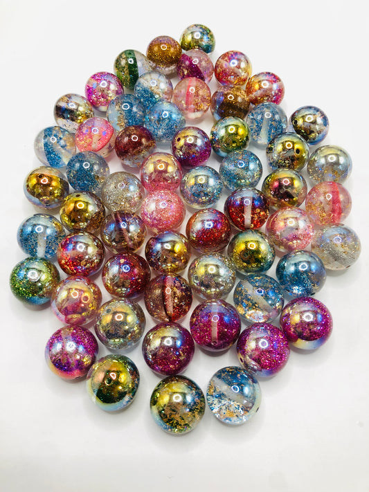 acrylic ombre glitter Astral Chroma UV Bead 20mm Random Mix