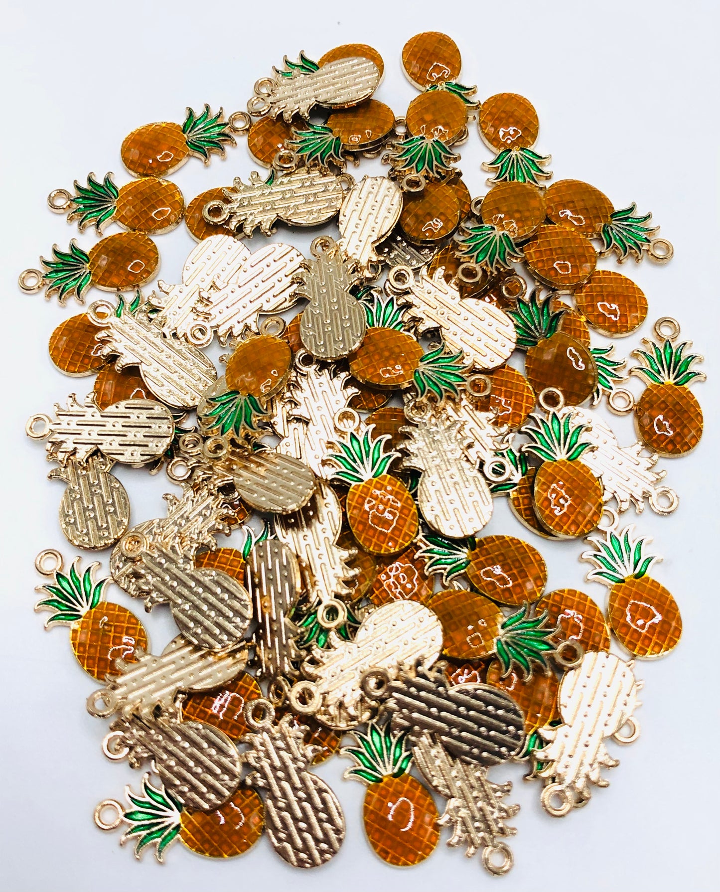 alloy charm metal Fruit slice Metal pendant Lip sunflower Not optional Random pattern mix