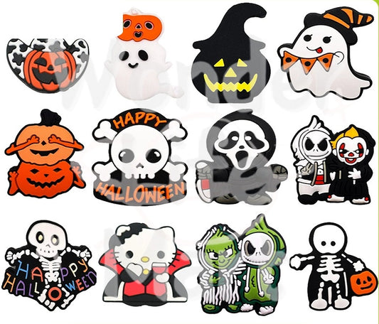 Silicone beads Halloween Series Skeleton Ghost Cartoon animation beads