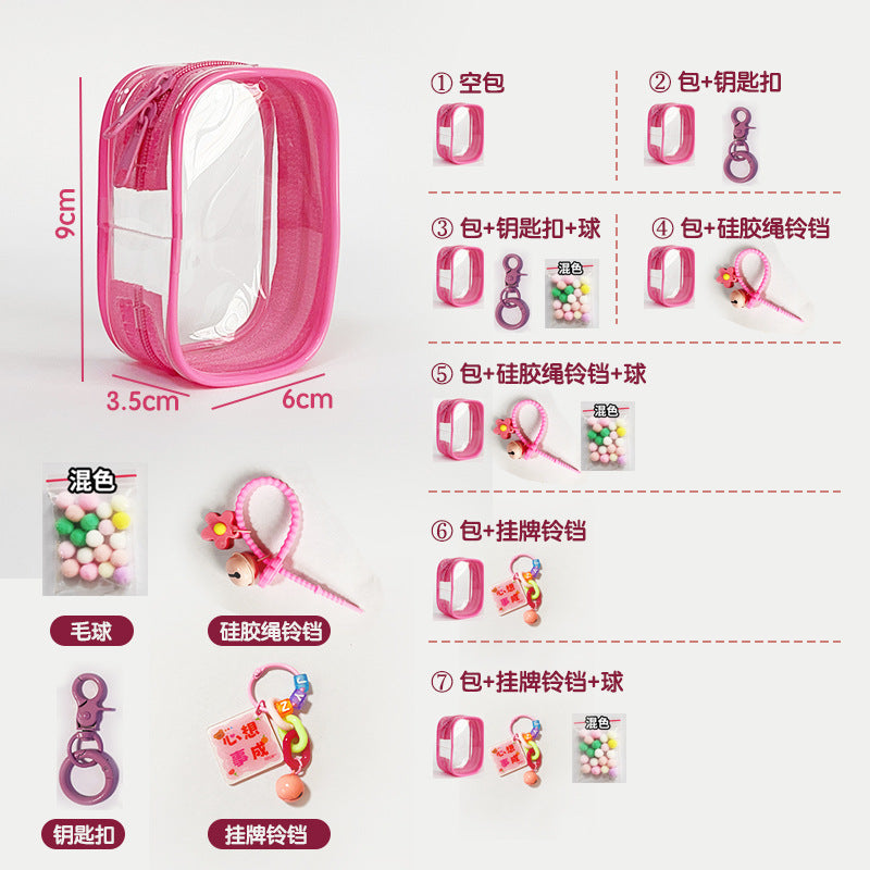 PPMT Baby walking bag Dopamine colored figurine blind box display storage bag pvc Baby show bag
