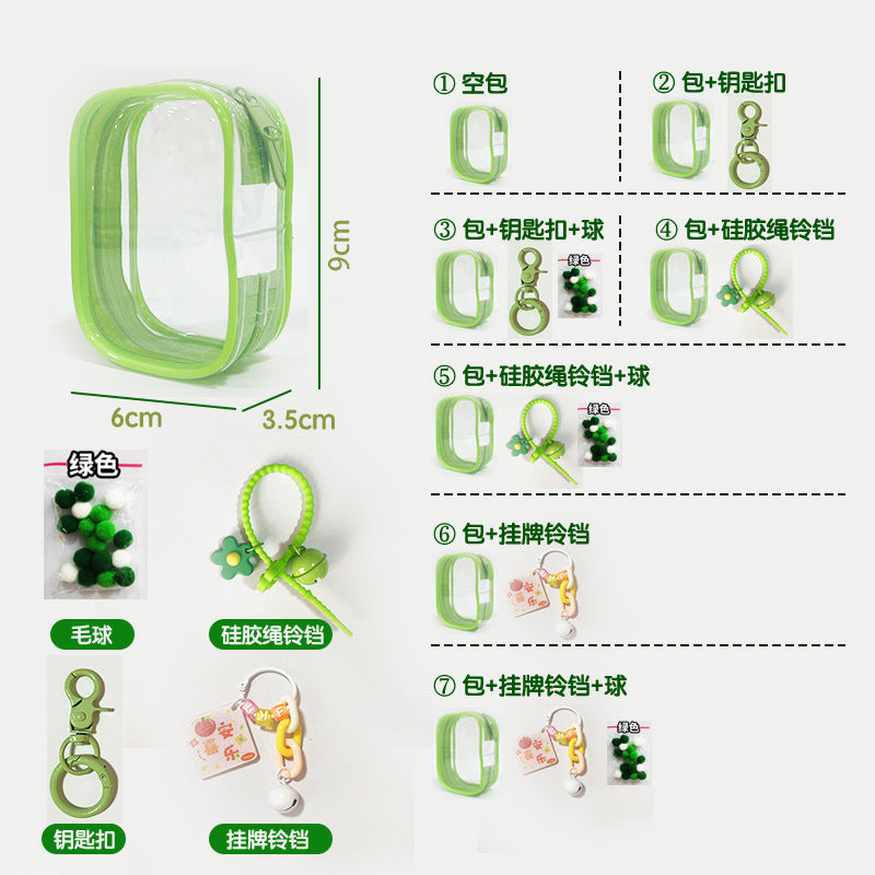 PPMT Baby walking bag Dopamine colored figurine blind box display storage bag pvc Baby show bag