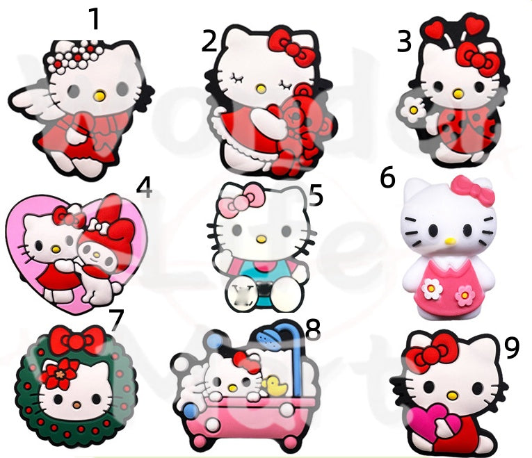 Sanrio hk Rubber bead DIY jewelry Silicone beads 3d Micke Soft silicone beads