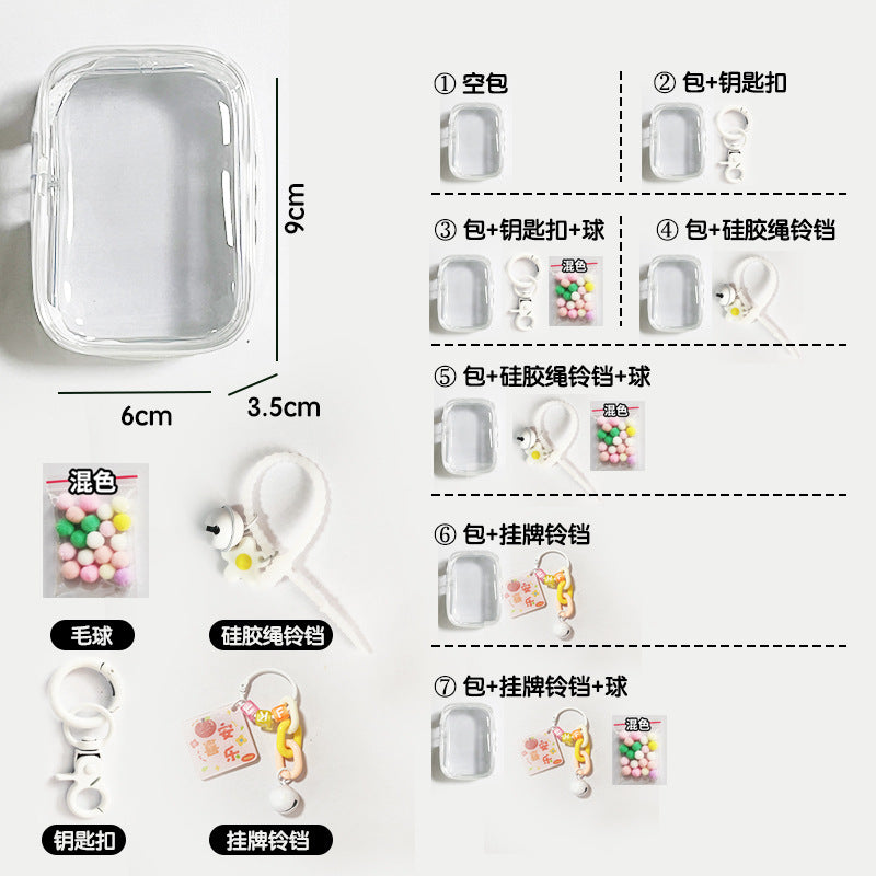 PPMT Baby walking bag Dopamine colored figurine blind box display storage bag pvc Baby show bag