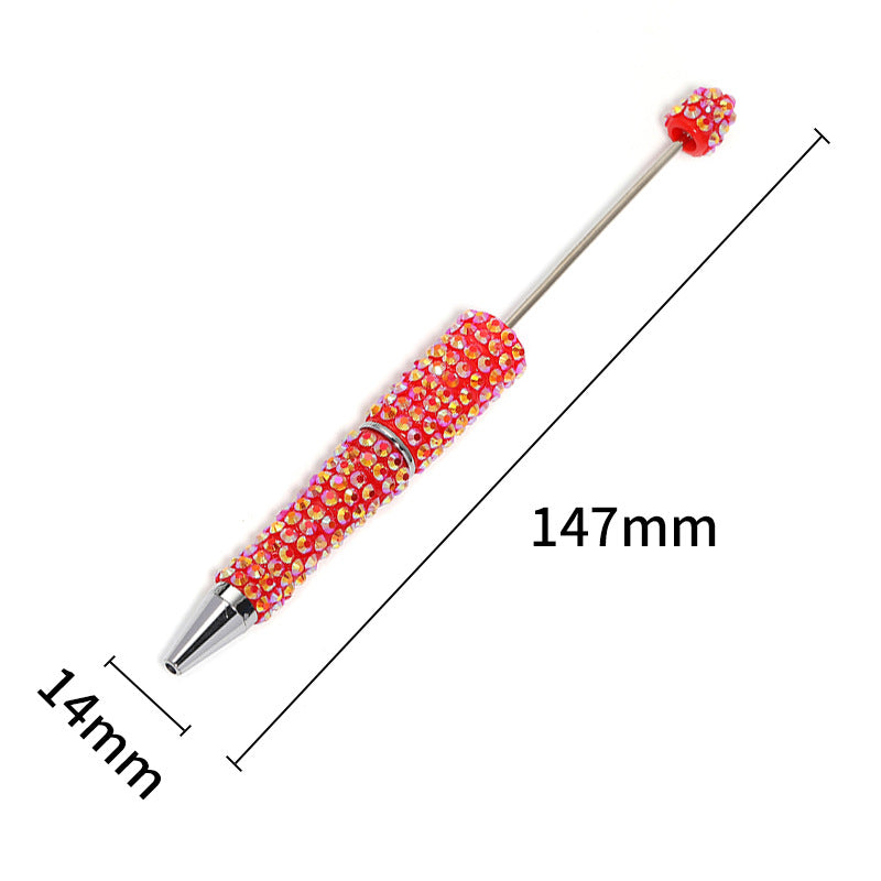 rhinestone Rotate the beads DIY creative gift pen Random Mix