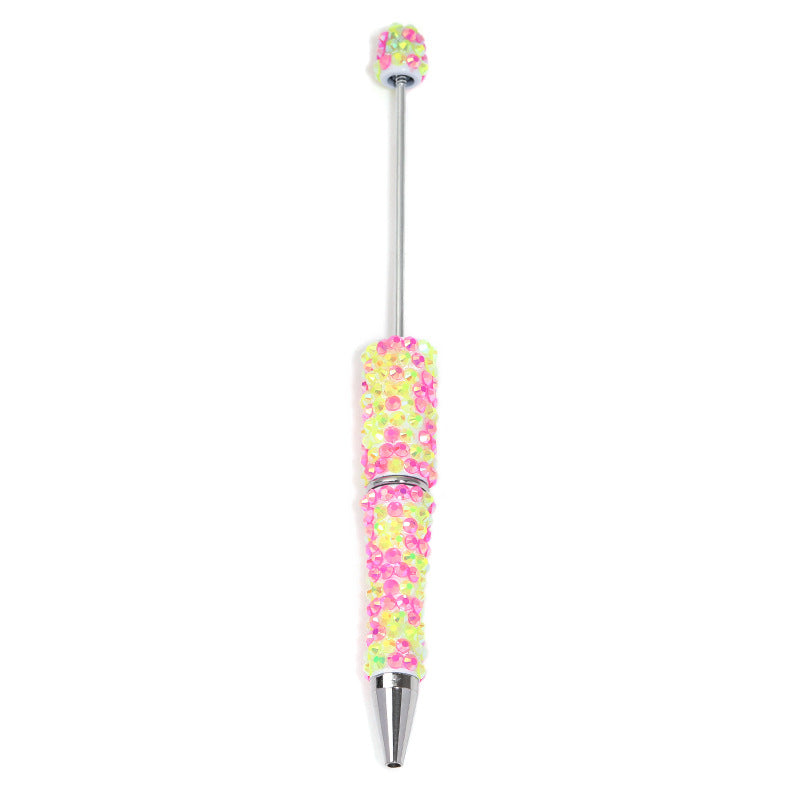 rhinestone Rotate the beads DIY creative gift pen Random Mix