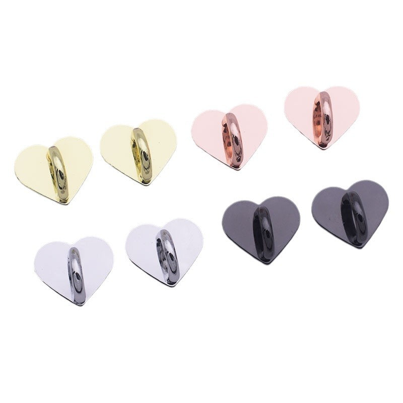 Metal hook Hearts and Mouse heads Pendant base Phone case accessories 20mm