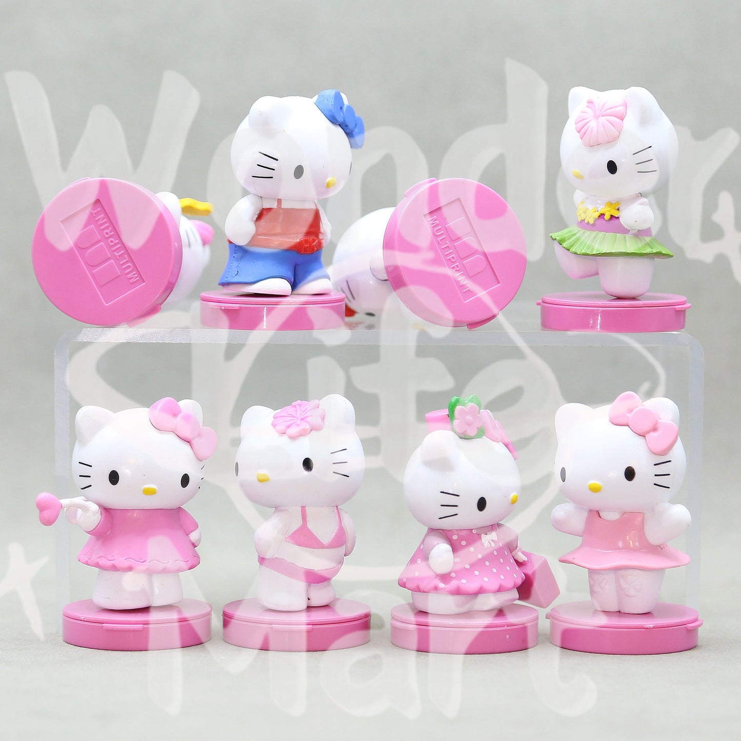 HK Pink series Summer Series Vehicle decoration Cake ornament Pen Toppers