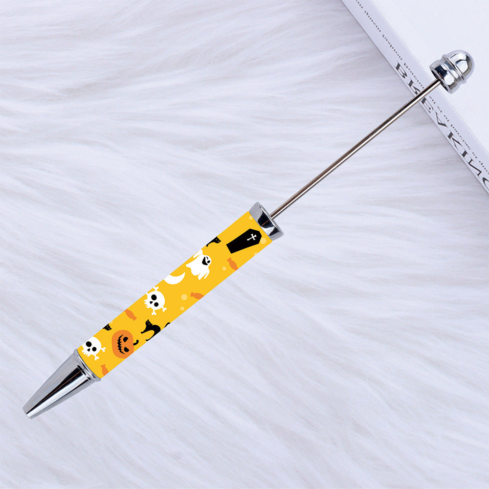 DIY Halloween beading pen Handmade personalized bead pen Halloween series Random Mix