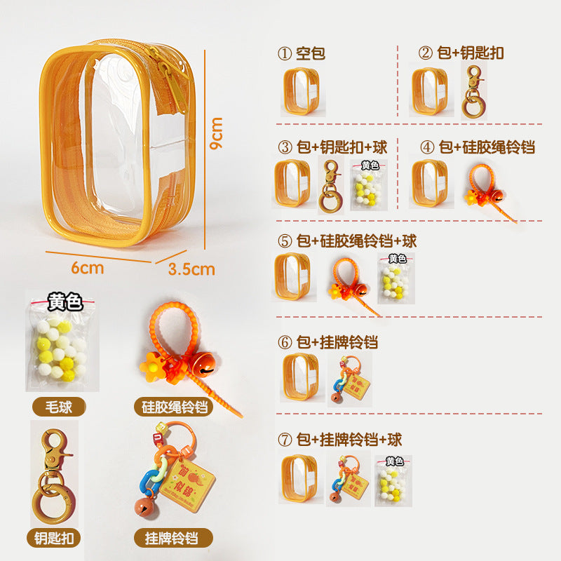 PPMT Baby walking bag Dopamine colored figurine blind box display storage bag pvc Baby show bag