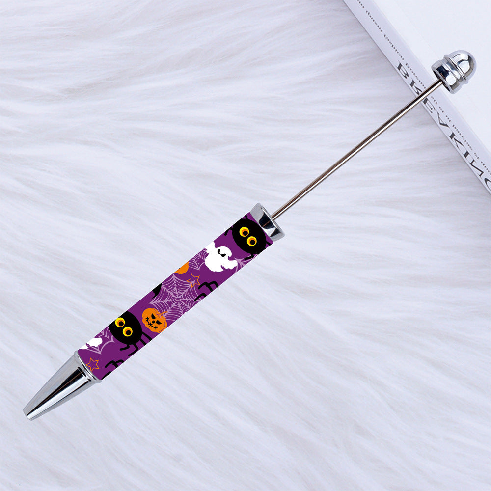 DIY Halloween beading pen Handmade personalized bead pen Halloween series Random Mix