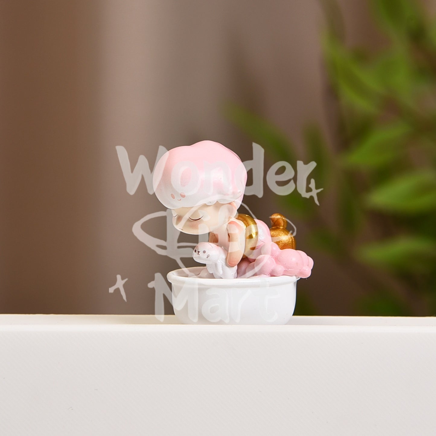 PPMT dimoo bathtub series Mengli doll Figurine mobile phone chain pendant Pen Toppers