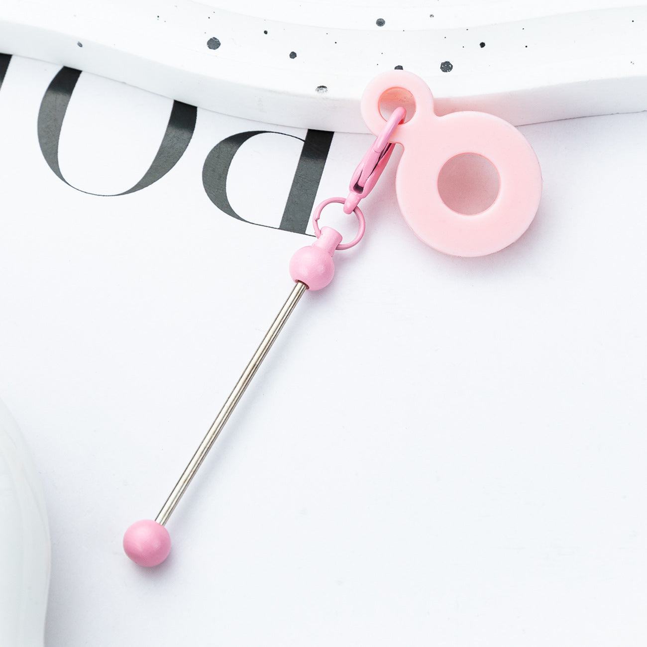 DIY beading Silicone straw pendant Applicable to 8mm-10mm Silicone decoration for water cups and straws Random Mix