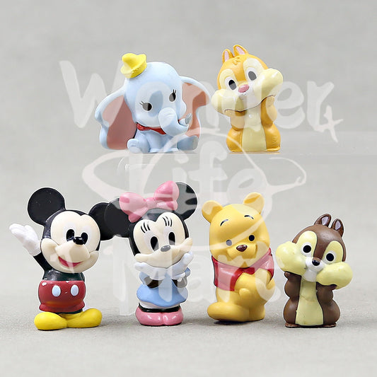 Mickey Minnie Niveni doll Ornament Pen Toppers Disney