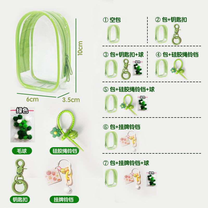 PPMT Baby walking bag Dopamine colored figurine blind box display storage bag pvc Baby show bag