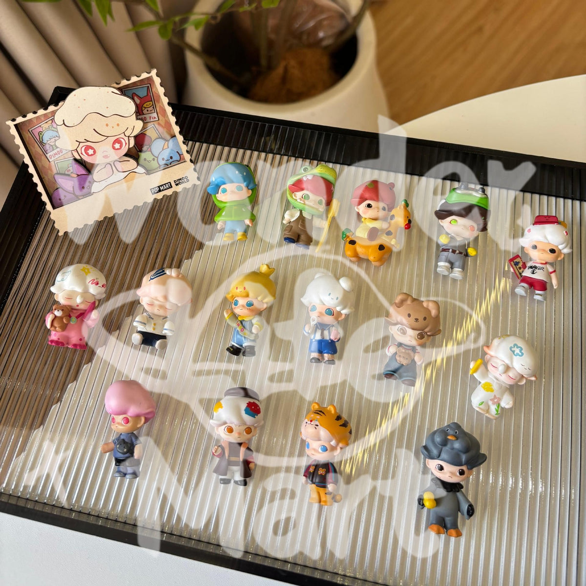 Topper Dimoo Bunga dimoo Mengli Animal Kingdom diy decorative small ornaments Pen Toppers ...