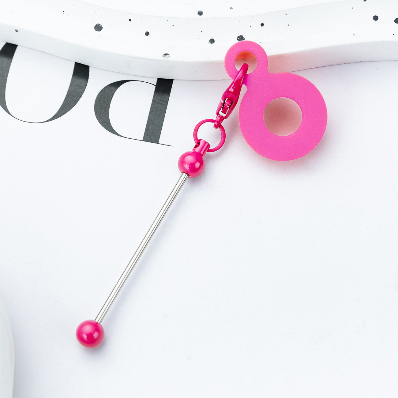 DIY beading Silicone straw pendant Applicable to 8mm-10mm Silicone decoration for water cups and straws Random Mix