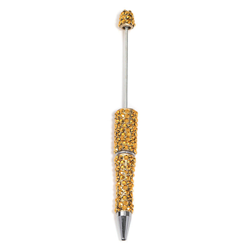 rhinestone Rotate the beads DIY creative gift pen Random Mix