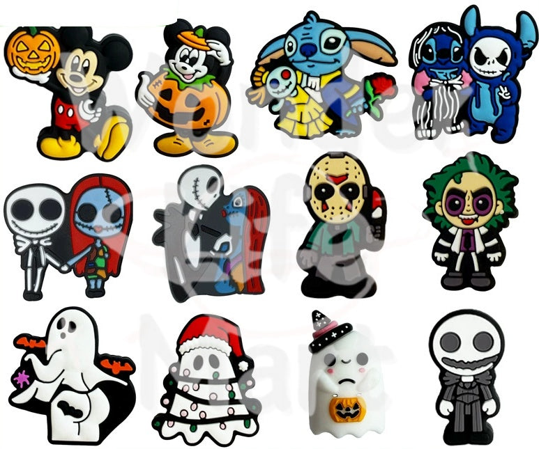 Silicone beads Halloween Series Skeleton Ghost Cartoon animation beads