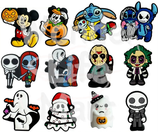 Silicone beads Halloween Series Skeleton Ghost Cartoon animation beads