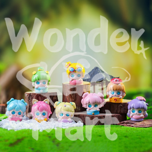 Versatile girl momo Mengli Blind Box cartoon girl doll ornament Pen Toppers