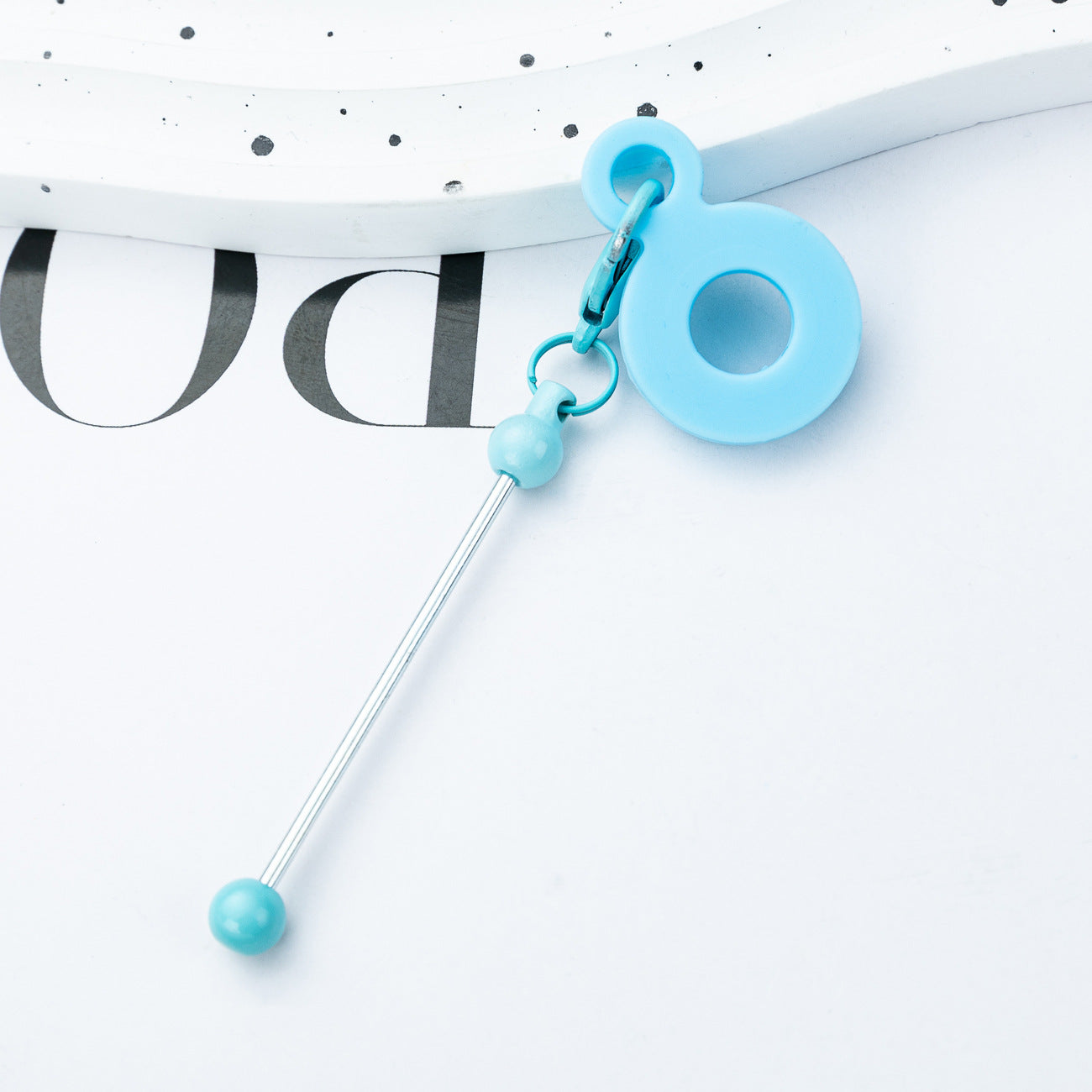 DIY beading Silicone straw pendant Applicable to 8mm-10mm Silicone decoration for water cups and straws Random Mix