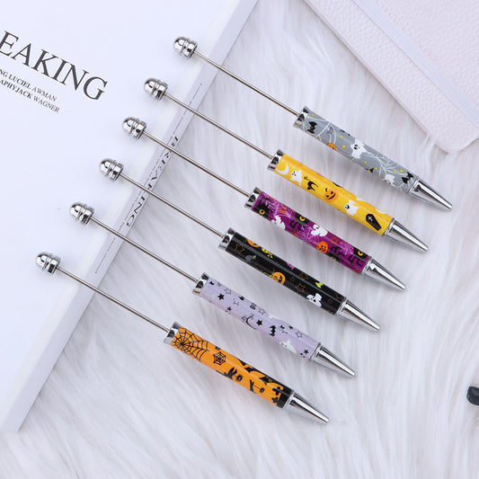 DIY Halloween beading pen Handmade personalized bead pen Halloween series Random Mix