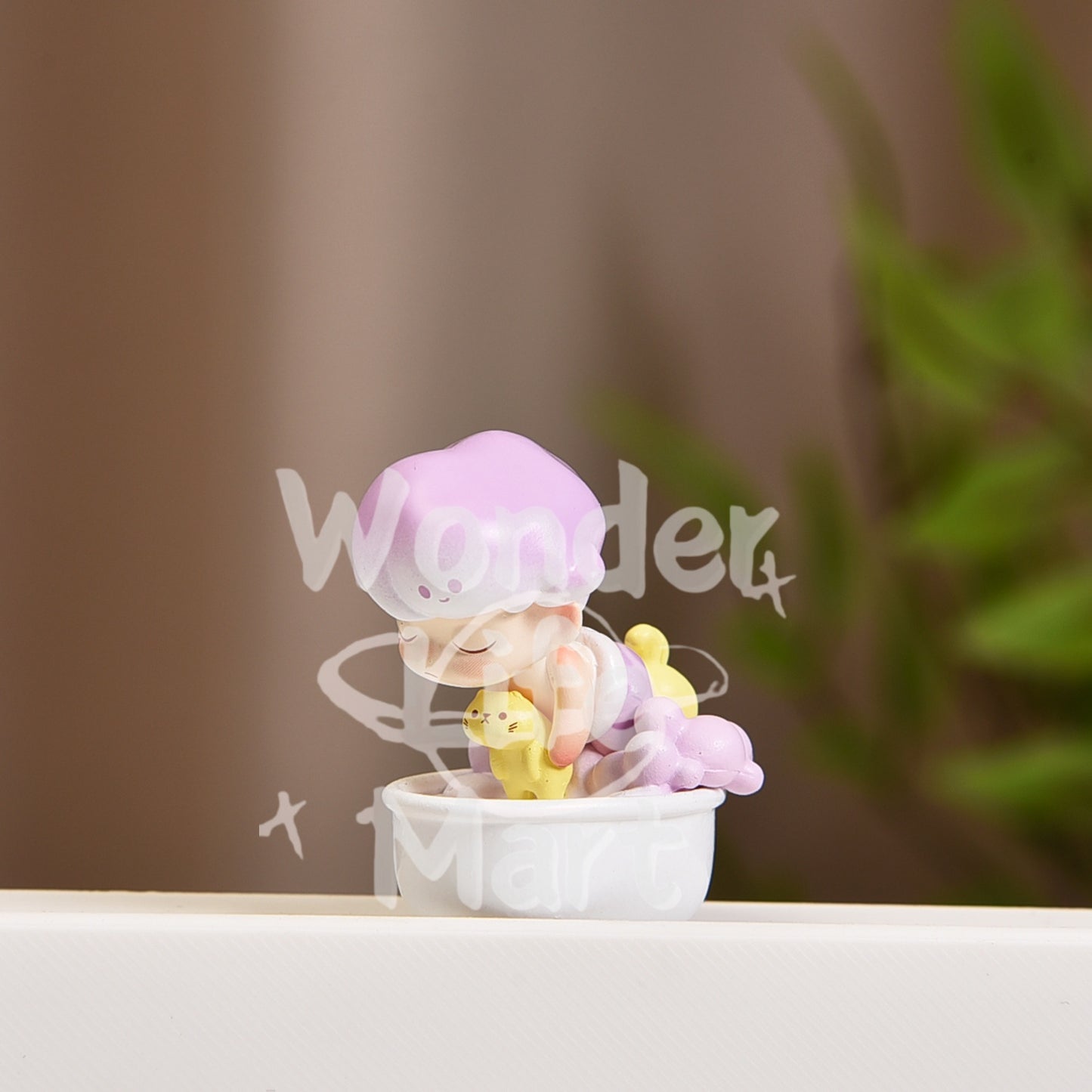 PPMT dimoo bathtub series Mengli doll Figurine mobile phone chain pendant Pen Toppers