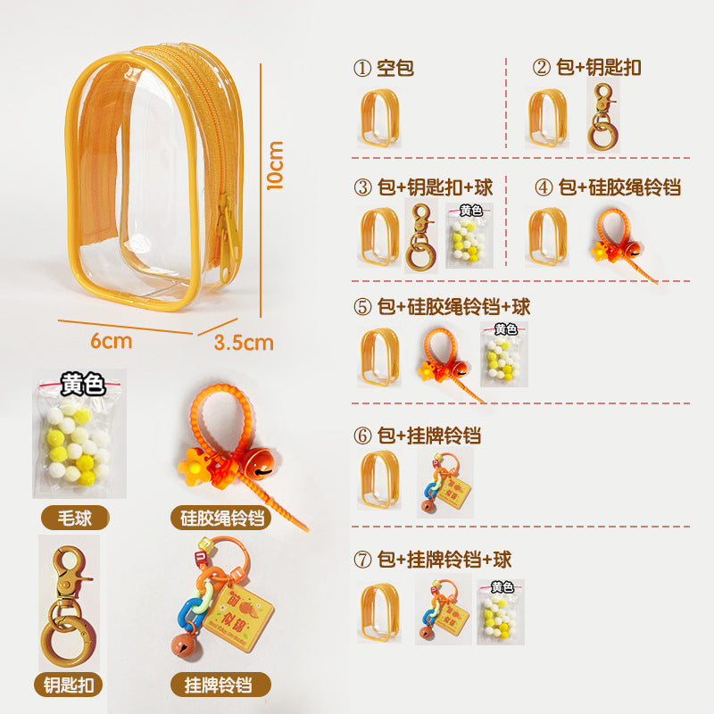 PPMT Baby walking bag Dopamine colored figurine blind box display storage bag pvc Baby show bag
