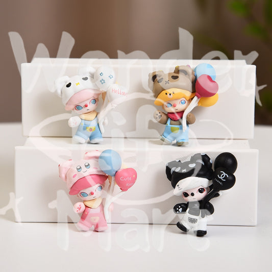 PPMT Balloon dm Mengli diy mobile phone chain key pendant blind box toy Pen Toppers