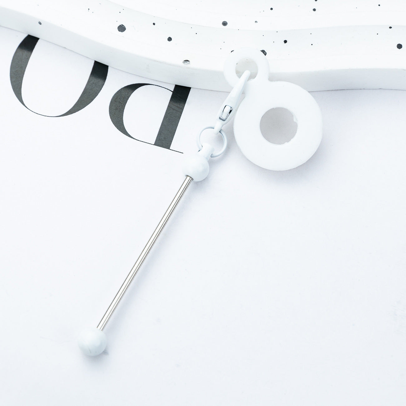 DIY beading Silicone straw pendant Applicable to 8mm-10mm Silicone decoration for water cups and straws Random Mix