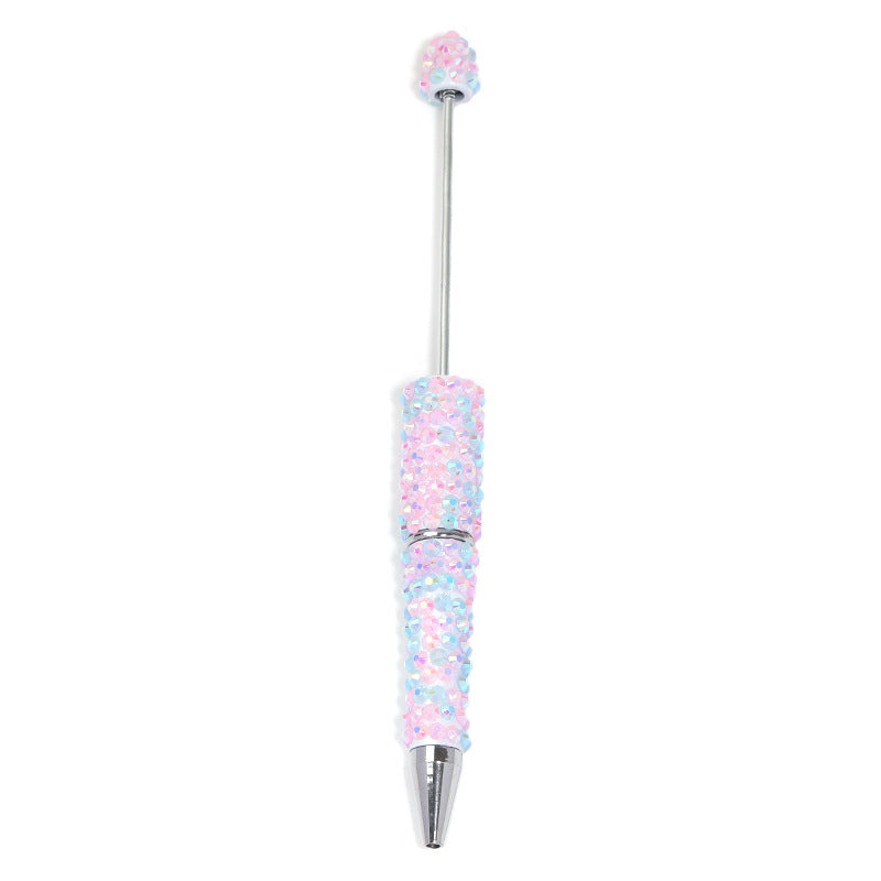 rhinestone Rotate the beads DIY creative gift pen Random Mix