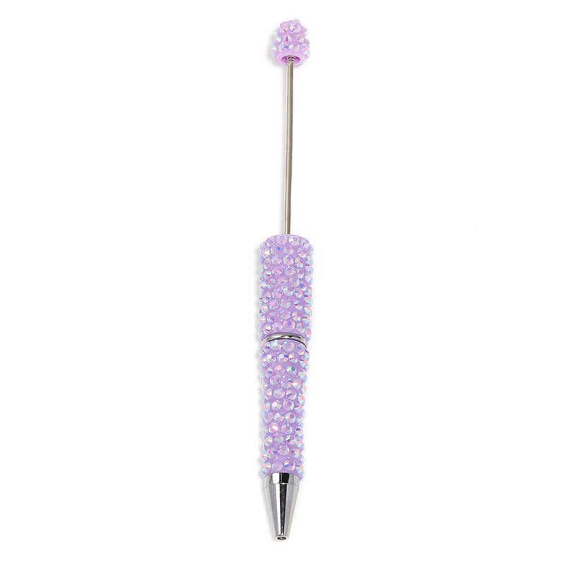 rhinestone Rotate the beads DIY creative gift pen Random Mix