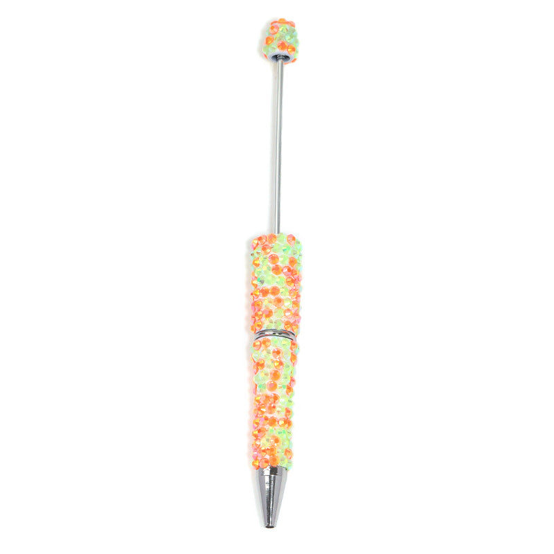 rhinestone Rotate the beads DIY creative gift pen Random Mix