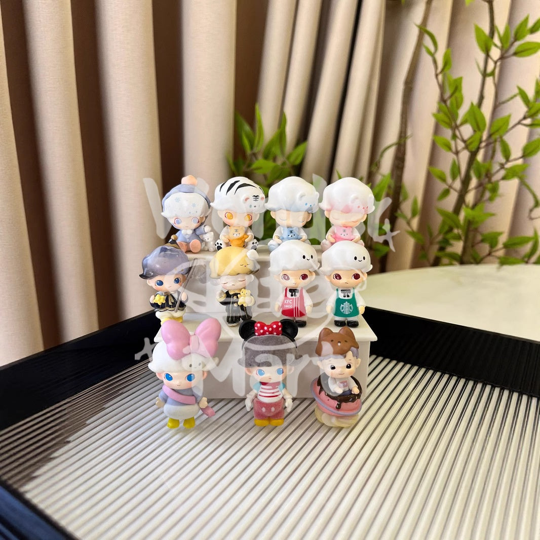 Dimoo PPMT Mengli Trendy toy figurines Mobile phone chain accessory pendant Pen Toppers
