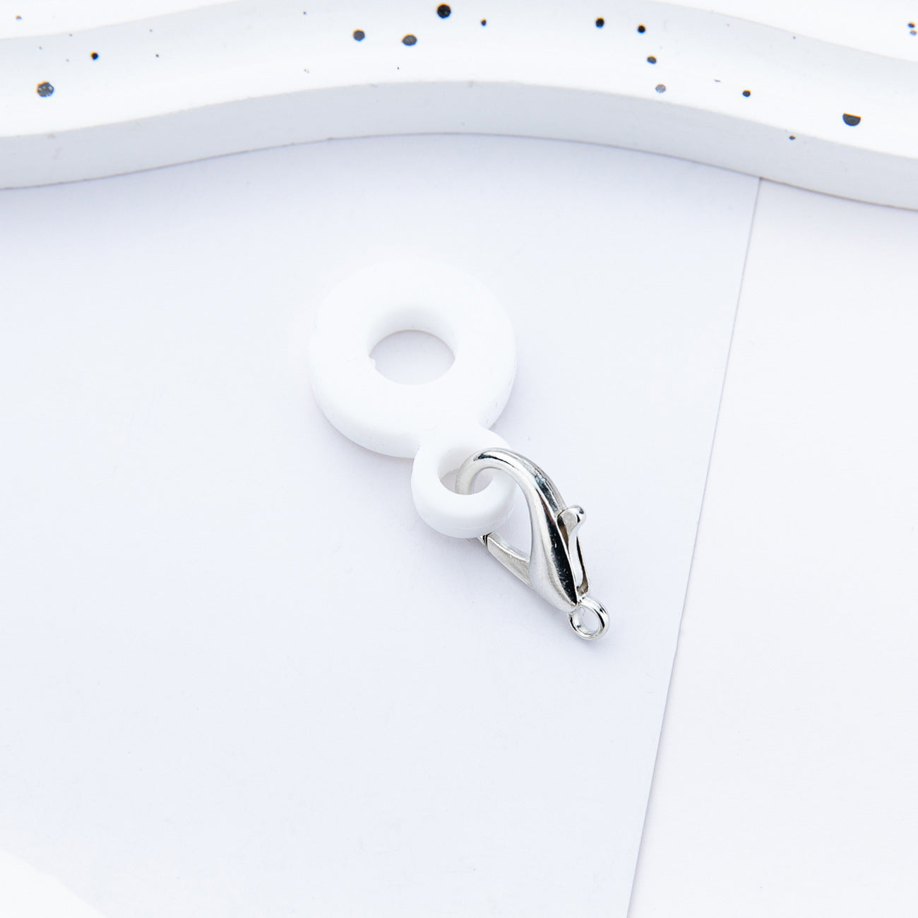 DIY Silicone rubber Straw Pendant Applicable to 8mm-10mm Silicone pendant for water cups anRandom Mixd straws
