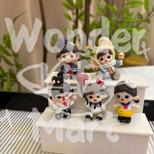 PPMT Little Ghost Sister Mengli Doll Trendy toy figurines Pendants and ornaments Pen Toppers